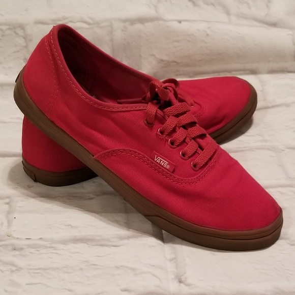 ladies red vans